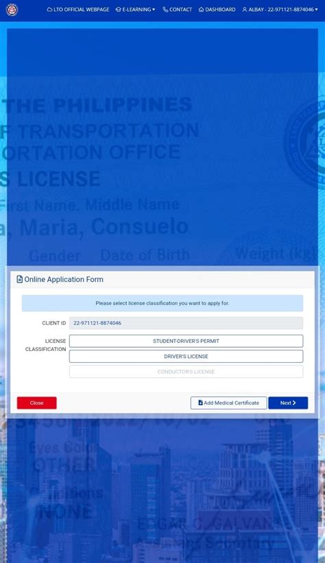 lto online application.